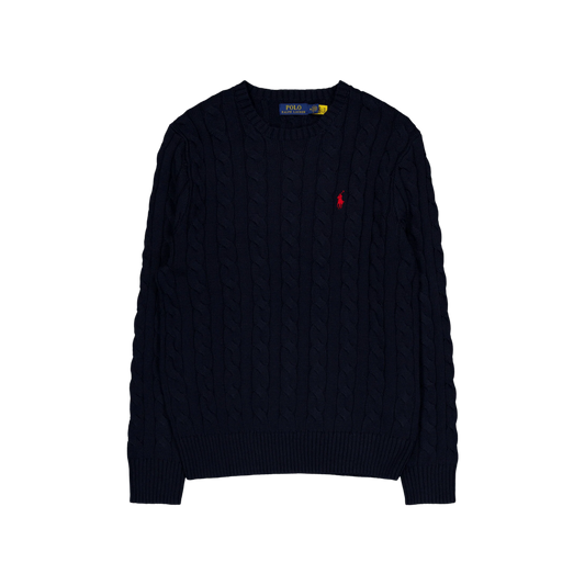 Cable Knit Cotton Sweater - Men